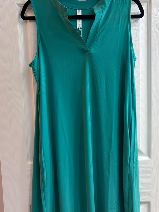 Dear Scarlett Tops - New Dear Scarlett Pullover Dress Sleeveless Tank Style Tunic Teal Green
